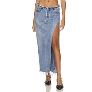 EB Denim Vintage Robin Midi Skirt (L)